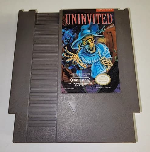 Uninvited (NES) Nintendo Entertainment System – Authentic – Tested
