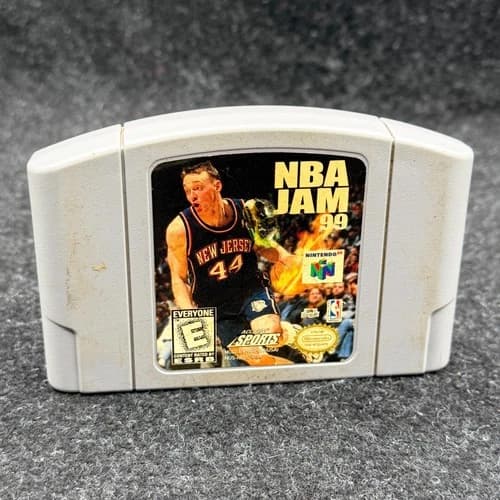 NBA Jam 99 Nintendo 64 N64 Tested Working FREE SHIPPING