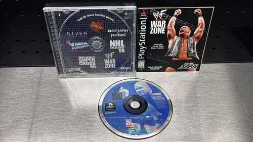 WWF War Zone (Sony PlayStation PS1, 1998) Complete CIB Tested Authentic