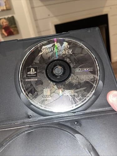 Street Fighter EX Plus Alpha Sony PlayStation 1, PS1 Game Only Tested Free Ship