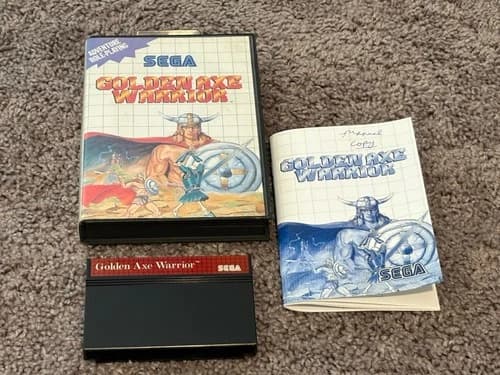 Golden Axe Warrior Sega Master System NEW battery RPG READ LISTING