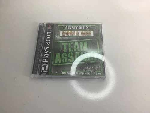 Army Men World War: Team Assault (Sony PlayStation 1, 2001) CIB TESTED WORKING
