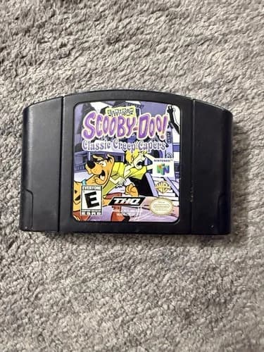 Scooby-Doo Classic Creep Capers Nintendo 64 N64 Cartridge Tested Good Condition