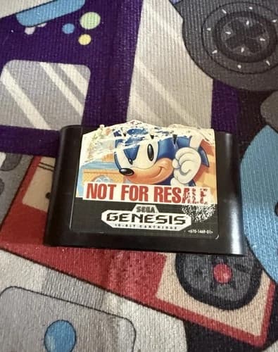 Sonic The Hedgehog NES Pinball and Family Feud for Sega Genesis