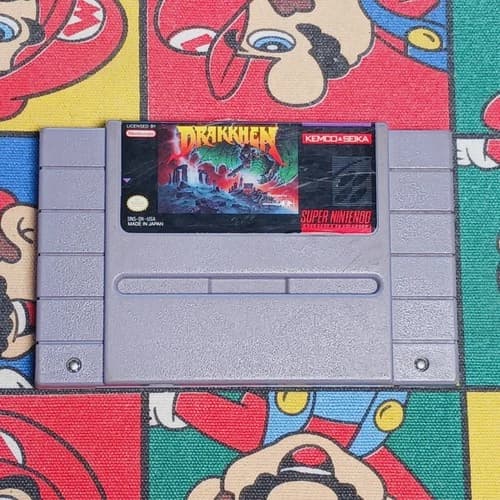 Drakkhen (Super Nintendo) SNES Authentic/Cleaned/Tested Action RPG Game