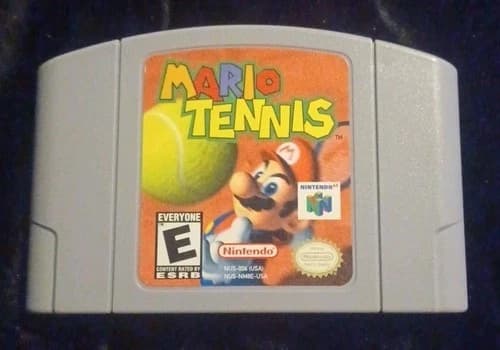 Mario Tennis Nintendo 64 N64 Authentic Cartridge Tested Working