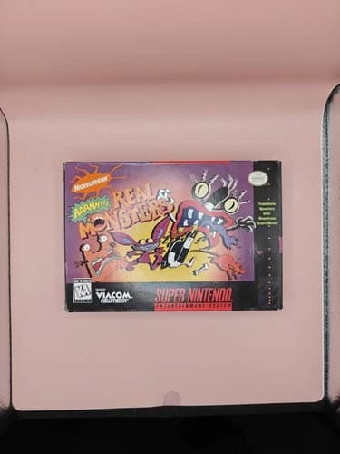 AAAHH Real Monsters (Super Nintendo Entertainment System) - Complete in Box CIB