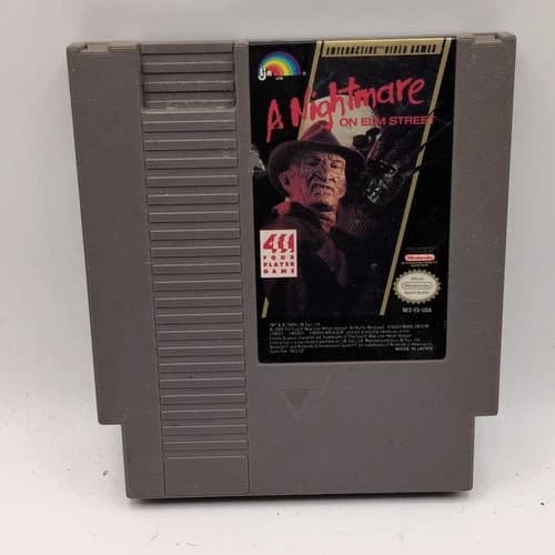 LJN A Nightmare on Elm Street Nintendo NES Four Player Action Adventure Game