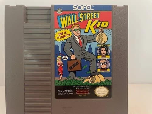 Wall Street Kid (Nintendo NES) Authentic Cleaned Tested Work