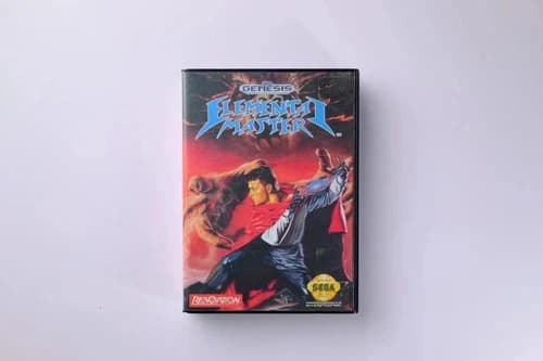 Elemental Master Sega Genesis Complete in Box CIB Renovation
