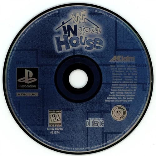 WWF: In Your House (PS1 PlayStation 1, 1996) TESTED Resurfaced