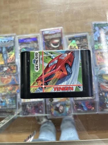 Hard Drivin' (Sega Genesis, 1990)