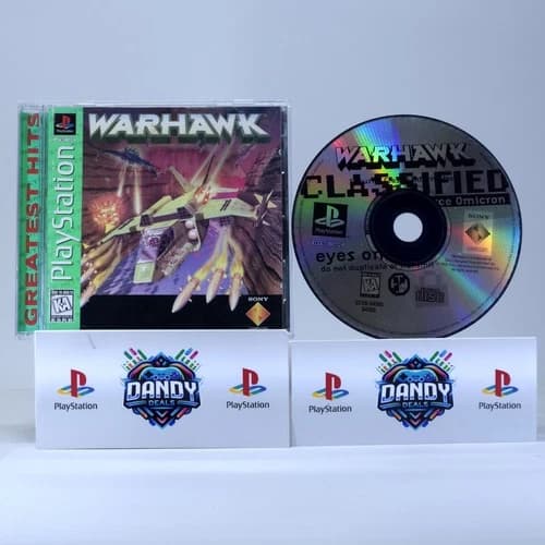 Warhawk PS1 CIB W/ Manual - PlayStation