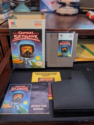Captain Skyhawk Nintendo NES Complete in Box w Manual Insert Works Great