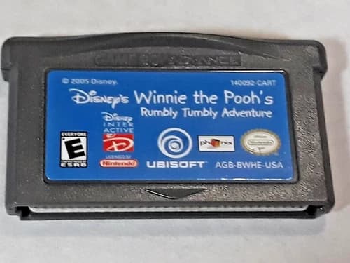 Disney's Winnie the Pooh: Rumbly Tumbly Adventure Nintendo Game Only Boy Advance