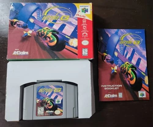 Extreme-G N64 Nintendo 64 Complete CIB Authentic & Tested