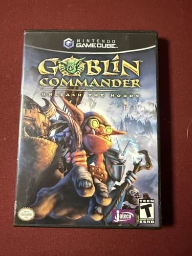 Goblin Commander Unleash the Horde Nintendo Gamecube video game COMPLETE CIB