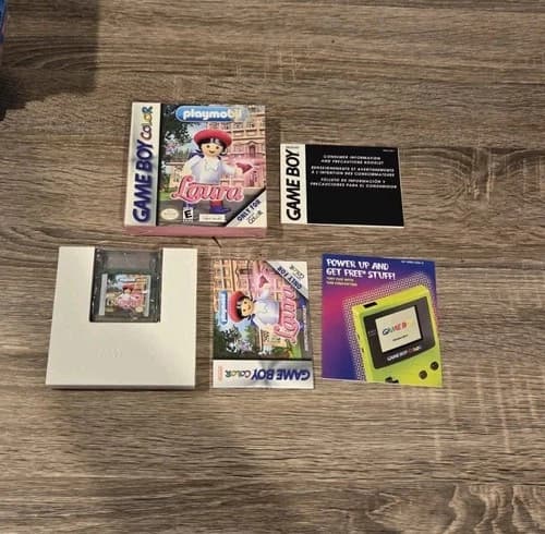 Playmobil Laura (Nintendo Game Boy Color, 2000) Complete
