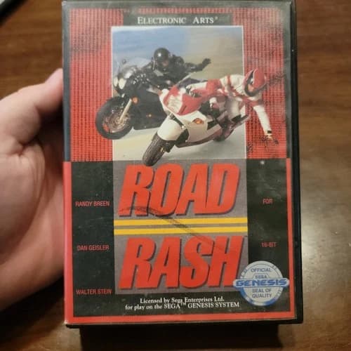 Road Rash – Sega Genesis – Complete In Box - Tested - Authentic -