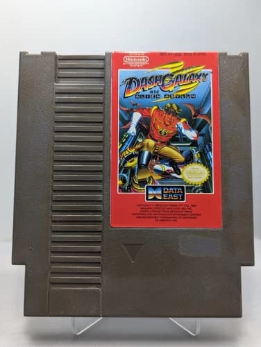 Dash Galaxy in the Alien Asylum original Nintendo NES game only Tested & Working