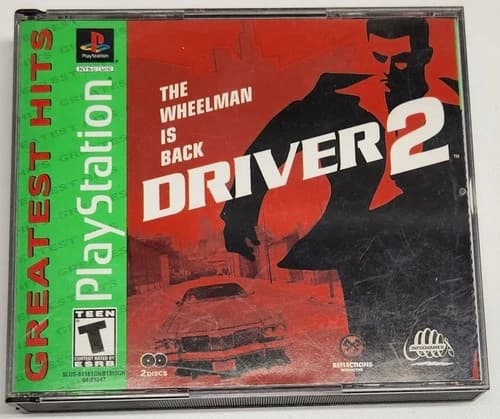 Driver 2 (Sony Playstation 1, PS1, 2000) Complete, Tested