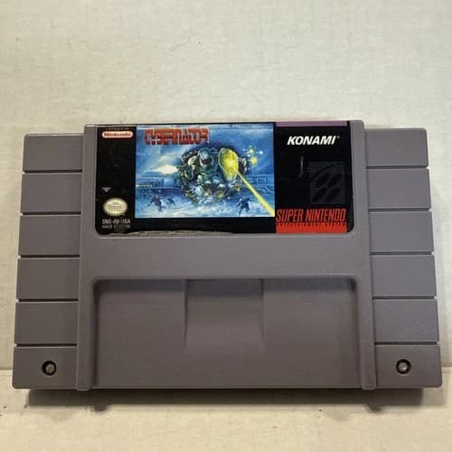 Cybernator (Super Nintendo SNES, 1993) Authentic! Cart only Tested