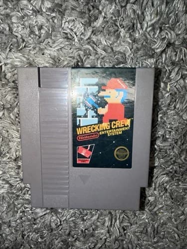 Wrecking Crew (Nintendo Entertainment System, NES) Cartridge Tested