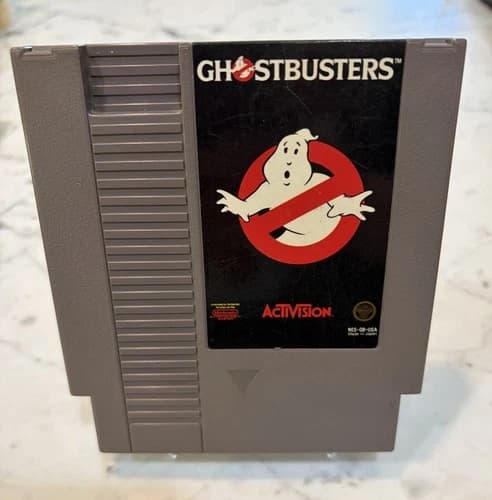 Ghostbusters Nintendo NES 1988 Video Game Cartridge Only Authentic Tested Works