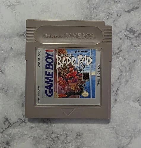 Skate or Die: Bad 'N Rad (Nintendo Game Boy, 1990) Cartridge Only - Tested