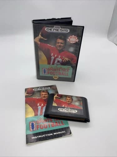 Joe Montana II Sports Talk Football CIB (Sega Genesis, 1991) With Manual