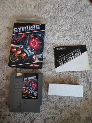 Gyruss (Nintendo Entertainment System, 1989) NES CIB complete