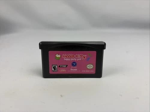 Hello Kitty: Happy Party Pals (Nintendo Game Boy Advance, 2005) Authentic