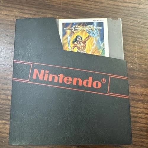 Conan: The Mysteries of Time (NES-1991) AUTHENTIC Tested &Working see Pictures