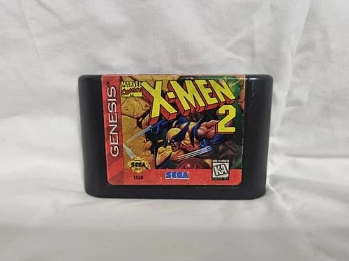 X-Men 2 The Clone Wars Mega Hit Series Sega Genesis Tested/Works Cartridge ONLY