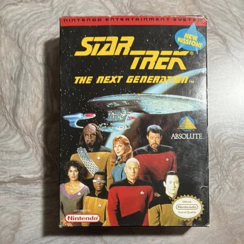 Absolute Entertainment Star Trek: The Next Generation NES Complete in Box