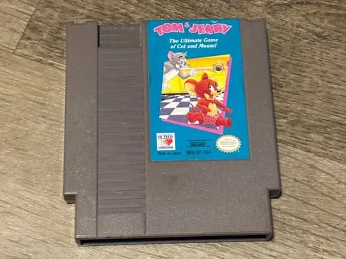 Tom & Jerry Nintendo Nes Cleaned & Tested Authentic