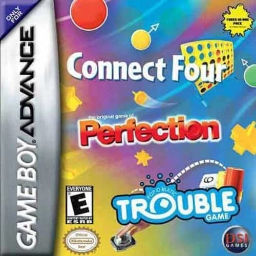 Connect Four/Trouble/Perfection - Game Boy Advance Gba