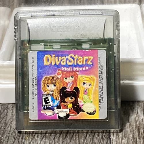 Diva Starz: Mall Mania (Nintendo Game Boy Color GBC)