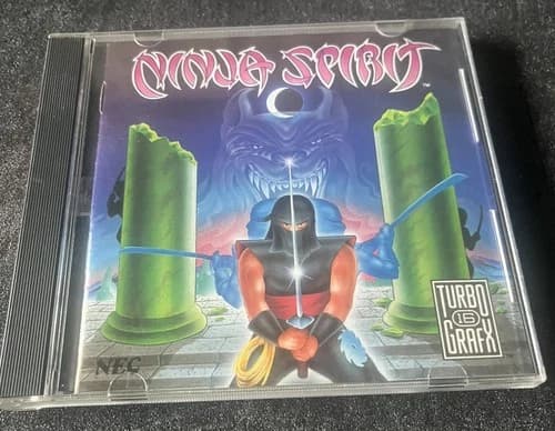 Ninja Spirit (TurboGrafx-16, 1990) CIB Manual Tested