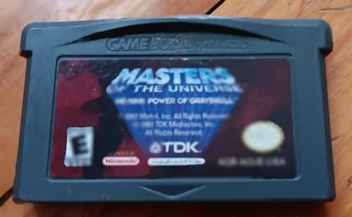 Masters of The Universe He-Man Power Of Grayskull Nintendo GameBoy Advance GBA