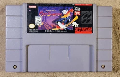 Maui Mallard in Cold Shadow SNES 1996 Authentic Cartridge tested working