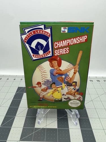 NES Little League Baseball: Championship Series Complete in Box CIB Excellent