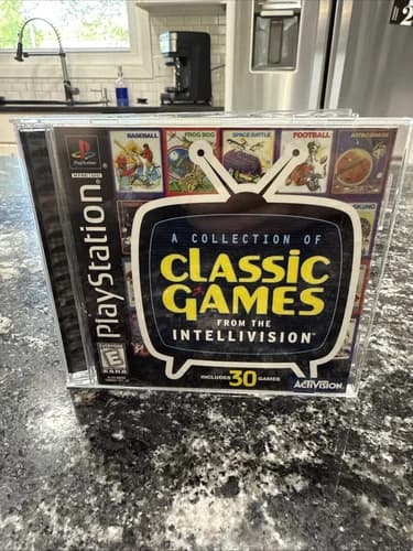 Playstation 1 PS1 Game - Classic Games from Intellivision CLEAN