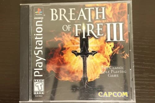 Breath of Fire III PS1 Complete CIB Capcom Tested PlayStation