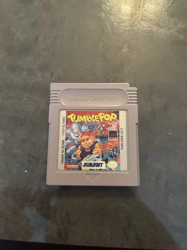 Sunsoft Tumblepop Nintendo Game Boy Cartridge Game Boy Original Authentic