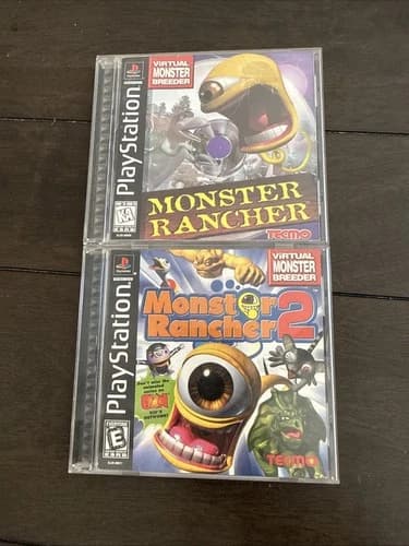 Monster Rancher 2 (Sony PlayStation 1, 1999) Complete CIB PS1 Black Label Tested
