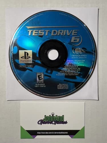 Test Drive 6 PS1 (1999) Racing Game - Acceptable Condition - Fast Shipping!