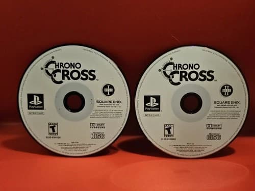 Sony PlayStation 1 PS1 Disc Only Chrono Cross 2000 Square Enix 2 Disc VG