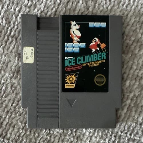 Nintendo Ice Climber NES Action Series Platformer Game Cartridge