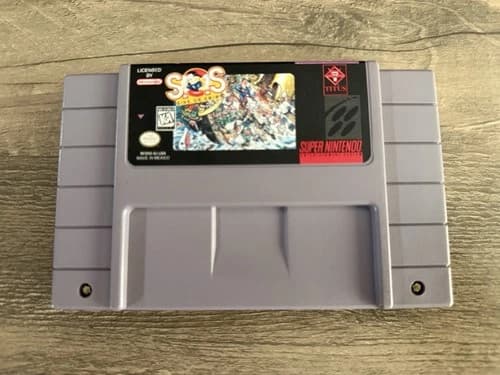 S.O.S. Sink or Swim - Super Nintendo - SNES - Working - Cart Only - Authentic